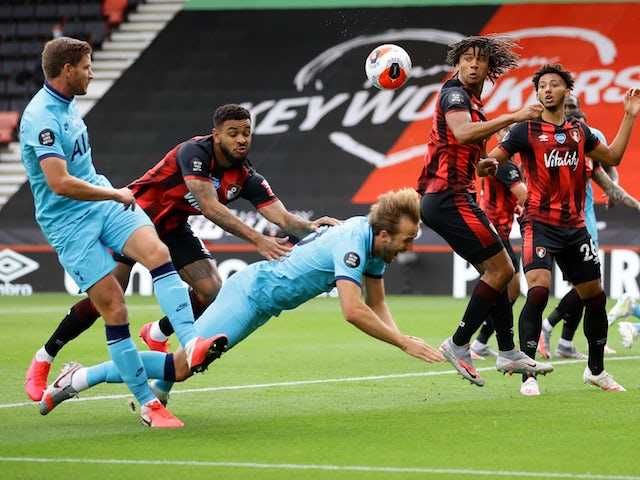 Result: Bournemouth pick up first point since lockdown in Tottenham draw